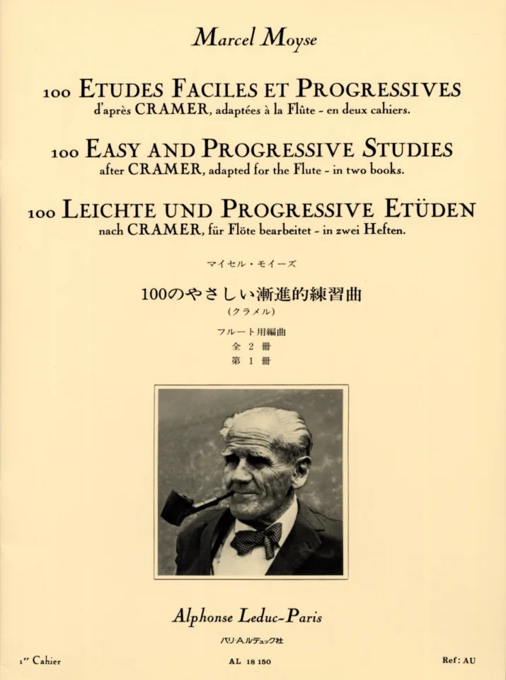 100 Etudes Faciles et Progressives Vol.1 para Flauta travesera. Moyse, M.