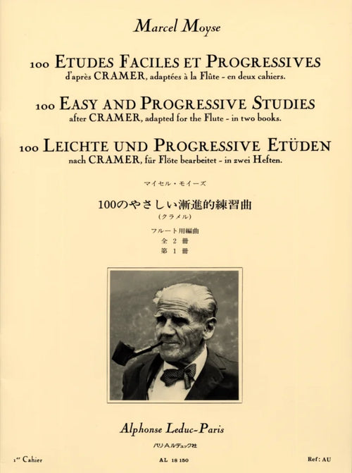 100 Etudes Faciles et Progressives Vol.1 para Flauta travesera. Moyse, M.