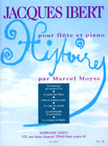 Histoires. Complete pour Flûte et Piano. Ibert, J.
