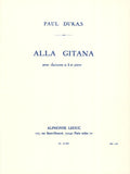 Alla Gitana Pour Clarinette Sib et Piano. Dukas, P.