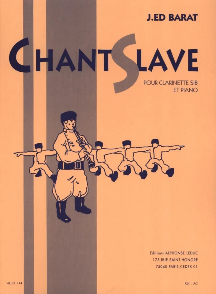 Chant Slave para Clarinete. Barat, J.