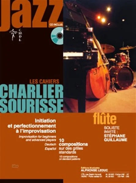 Cahiers Charlier Sourisse. Jazz Flute + CD. Varios