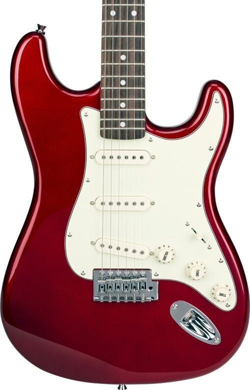 Guitarra Electrica SX Tipo ST Vintage 62 Candy Apple Red con Funda SST62CAR