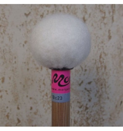 Baquetas Timbal Morgan Mallets Profesional Bambu TBC23 Soft