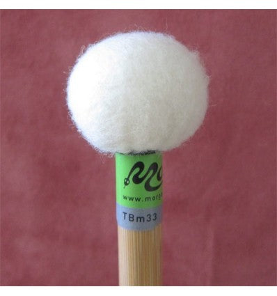 Baquetas Timbal Morgan Mallets Profesional Bambu TBm 33 Medium Hard