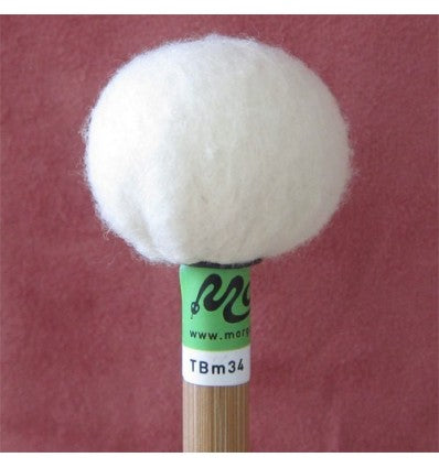 Baquetas Timbal Morgan Mallets Profesional Bambu TBM 34 Medium