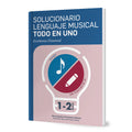 Lenguaje Musical Todo en Uno Solucionario 1 y 2. Enseñanzas Elementales. Perandones, M.A.