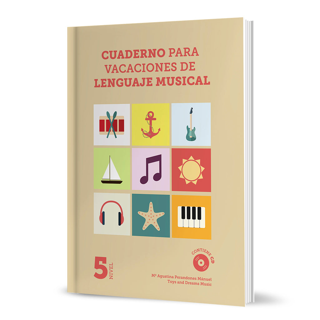 Cuaderno para Vacaciones de Lenguaje Musical 5. Perandones, M.A.