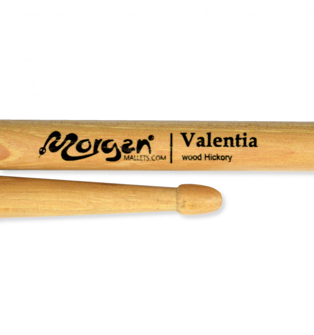 Baquetas Caja Morgan Mallets Valentia 5A Hickory