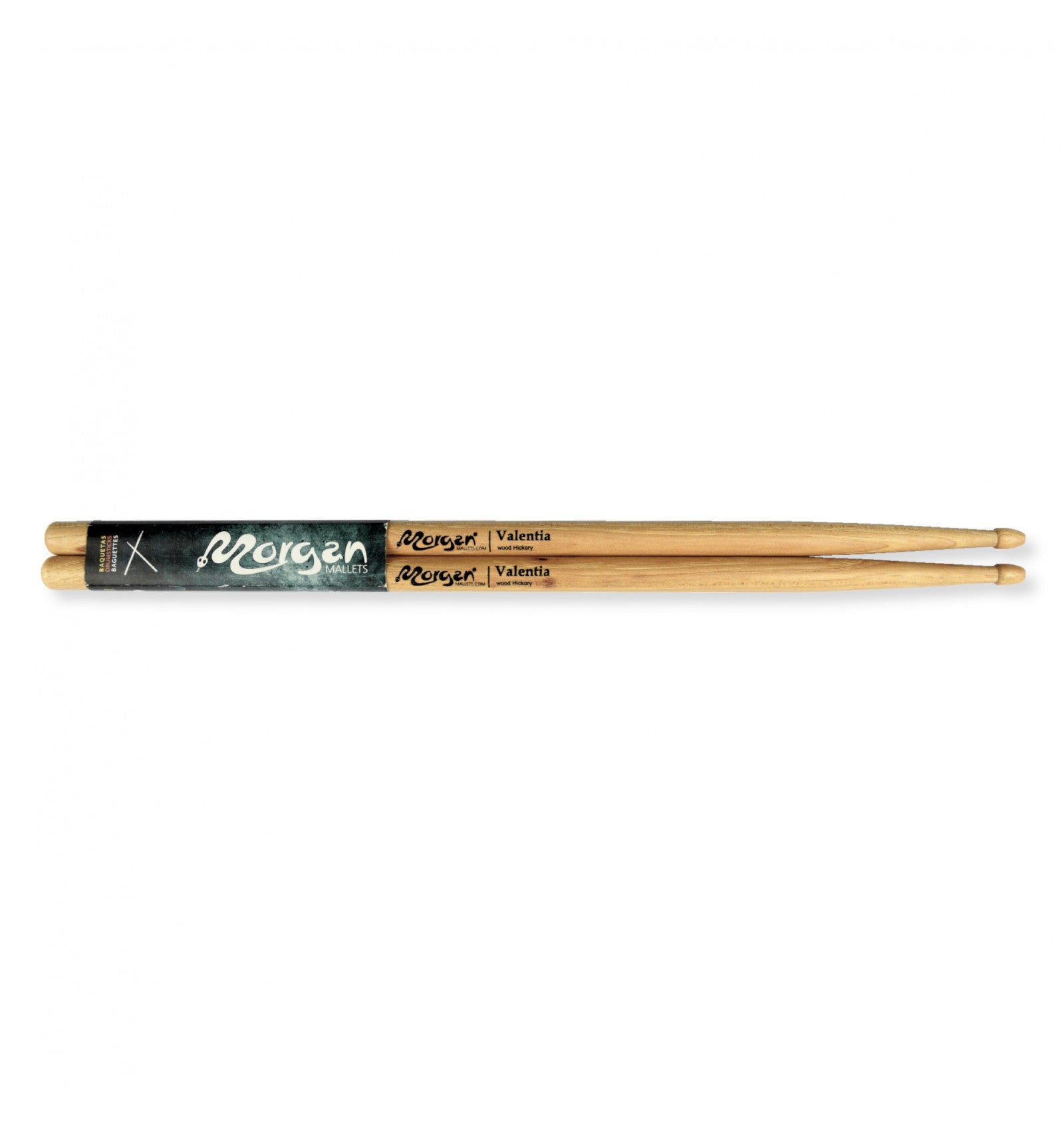 Baquetas Caja Morgan Mallets Valentia 5A Hickory