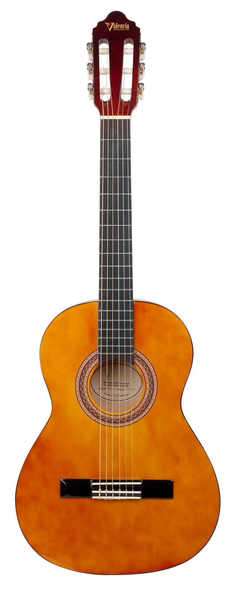 Guitarra Clasica 3/4 Valencia Cadete Brillo VC103 - vista 4